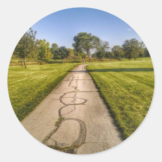 Weg naar het park stickers (Voorkant)