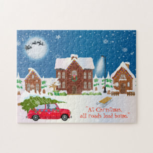 Weg naar Kerstmis_GC - Jigzaag Puzzle Legpuzzel