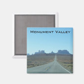 Weg naar Monument Valley Magneet (Voorkant / Achterkant)