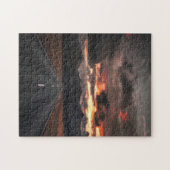 Weg naar Mountain Sunset Legpuzzel (Horizontaal)