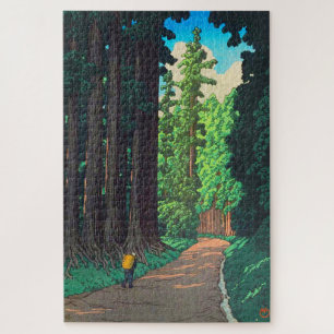 Weg naar Nikko door Kawase Hasui Japanse Kunst Legpuzzel