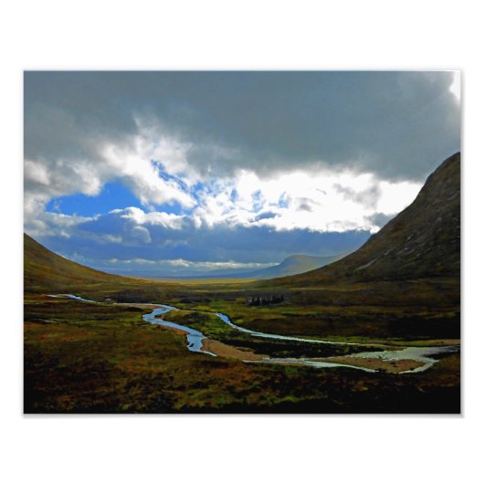 Weg naar Oban Foto Afdruk (Voorkant)