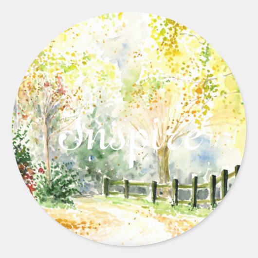 weg ronde sticker (Voorkant)