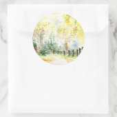 weg ronde sticker (Tas)