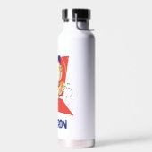 WEG RUNNER™ BEEP BEEP!™ Sunset | Jouw namen toevoe Waterfles (Links)