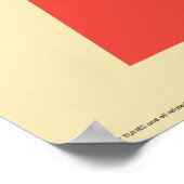 WEG RUNNER™ BEEP BEEP!™ - Zonnebeeld Poster (Hoek)