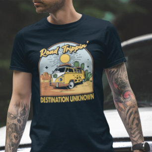Weg-trippin, Western grafisch, Retro-Shirt T-shirt