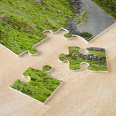 Weg tussen Ballaghacahreen en CaAugurken. Legpuzzel (Zijkant)