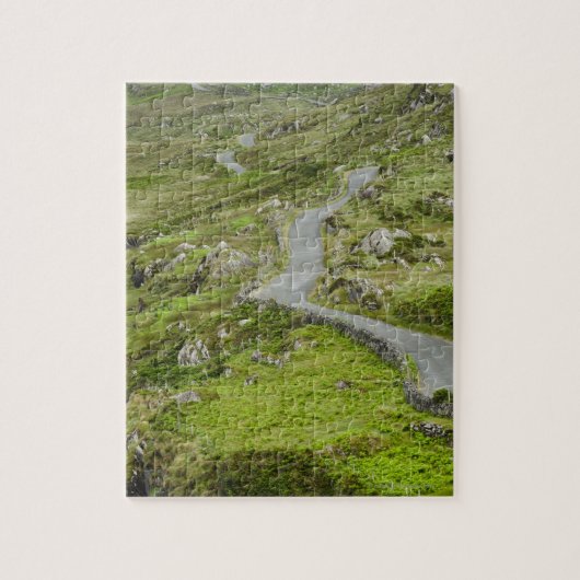 Weg tussen Ballaghacahreen en CaAugurken. Legpuzzel (Verticaal)