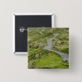 Weg tussen Ballaghacahreen en CaAugurken. Vierkante Button 5,1 Cm (Voorkant /achterkant)