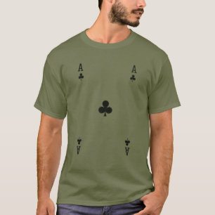 Weg van clubs   Funny Halloween Costume   Poker Pl T-shirt