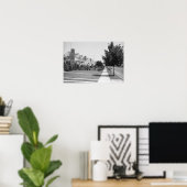 Weg van de woningen poster (Thuiskantoor)
