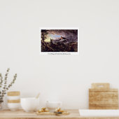 Weg van het Rijk:Primitieve staat van Thomas Cole Poster (Keuken)