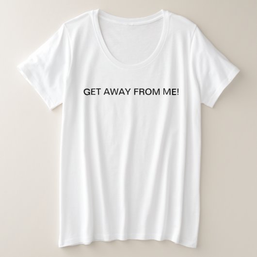 WEG VAN ME GROTE MAAT T-SHIRT (Design voorkant)