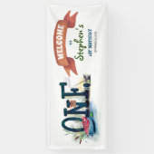 Weg Vist 1e verjaardagsfeestje Spandoek (Verticaal)