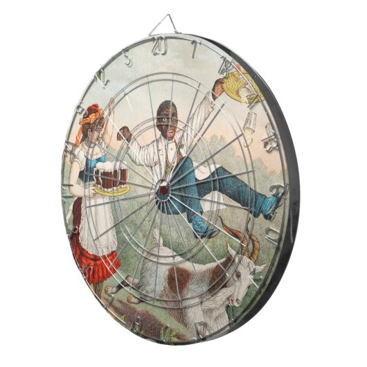 weg voor Bock Beer Dartboard Dartbord (Voorkant Rechts)