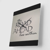 weg vooruit vierkante klok (Hoek)