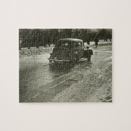 Wegauto Legpuzzel (Horizontaal)