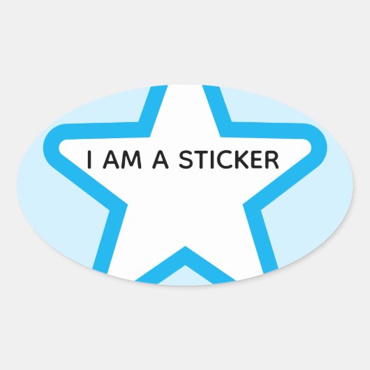 wegbawrgawe ovale sticker (Voorkant)