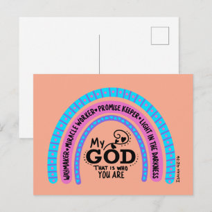 Wegbereider Wonderwerker Mijn God Dat Ben Jij Briefkaart