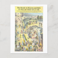 Wegen naar Heaven en Hell  Lithograph