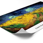 Wegen over Wheatfield door het Poster Vincent van  (Hoek)