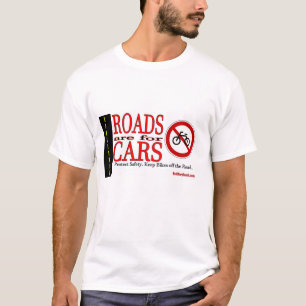 Wegen zijn voor auto's t-shirt