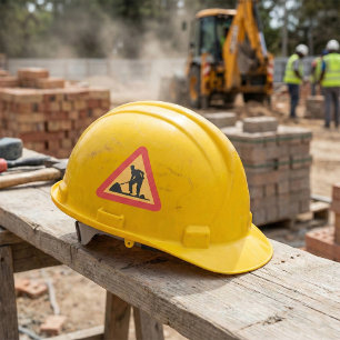 Wegenbord Vierkante Sticker