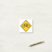 Wegenbordfiets Post-it® Notes (Op bureau)