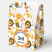 Wegenbouw Voertuig Verjaardag Leeftijd Favor Box Bedankdoosjes (Geopend)