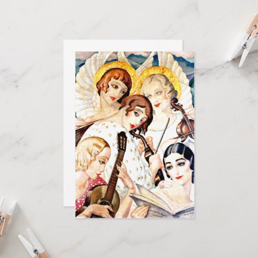 Wegener - een Johann Sebastian Bach Humblement Kaart (Voorkant / Achterkant in situ)