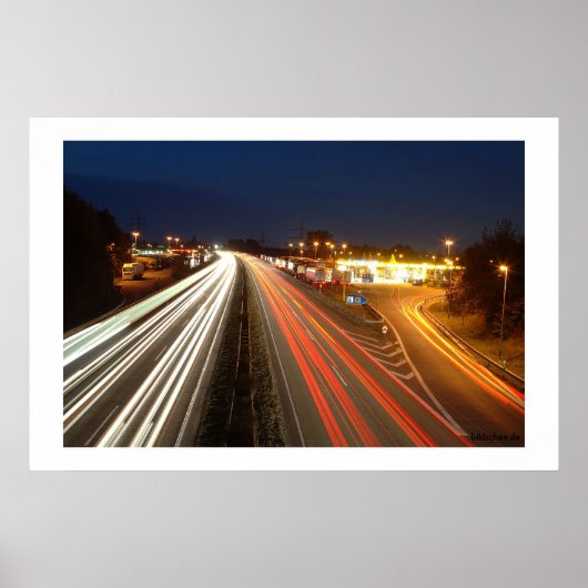 Wegenhalte in duitsland poster (Voorkant)