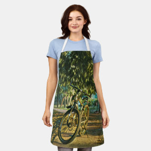 Wegenkaartjes voor fietsers schort