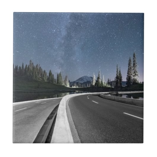 Wegentraject onder de Milkyway Tegeltje (Voorkant)