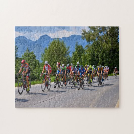 Wegfietsen Legpuzzel (Horizontaal)