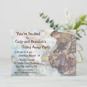 Weggaan partijuitnodiging FairyTale Giant Packs Kaart (Staand voorkant)