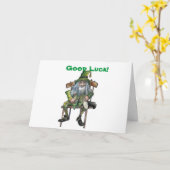 weggaan van baan succes kaart (Gele Bloem)