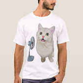 weggeblazen kattitude t-shirt (Voorkant)