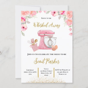 weggespoeld roze Vrijgezellenfeest Kaart
