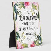 Weggooien cadeau voor collega's die afscheid nemen fotoplaat (Zijkant)