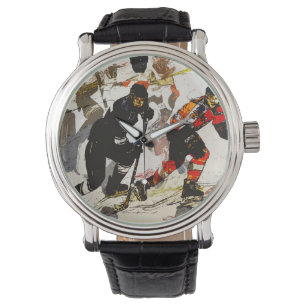 Weggooien - Hockey-spelers Horloge