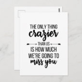 Weggooien, wegrijden, beste vriendenknopje, F Briefkaart (Voorkant / Achterkant)