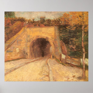 Wegonderdoorgang, Viaduct door Vincent van Gogh Poster