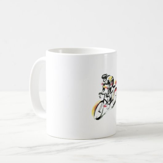 Wegracefiets Koffiemok (Voorkant links)