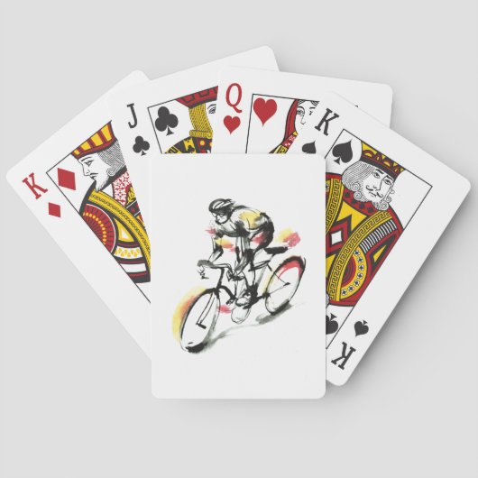 Wegracefiets Pokerkaarten (Achterkant)