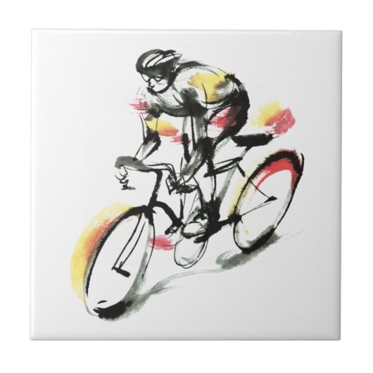 Wegracefiets Tegeltje (Voorkant)