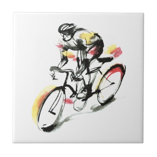 Wegracefiets Tegeltje (Voorkant)