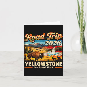 Wegreis 2026 yellowstone national park buffel kaart