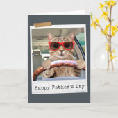 Wegreis! Gelukkig Vaderdag Kaart (Gele Bloem)