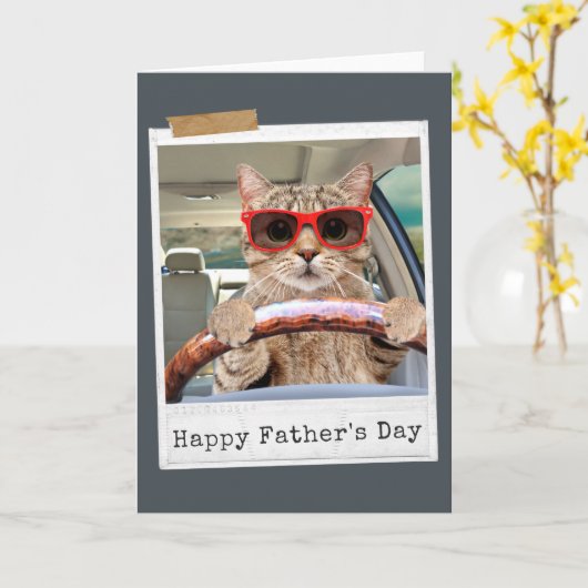 Wegreis! Gelukkig Vaderdag Kaart (Gele Bloem)